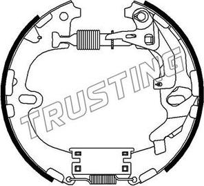 Trusting 633.0 - Bremžu loku komplekts ps1.lv