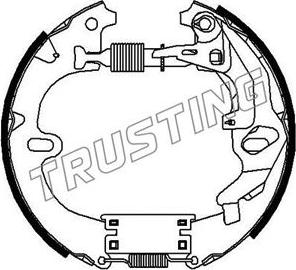 Trusting 6322 - Bremžu loku komplekts ps1.lv