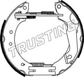 Trusting 637.0 - Bremžu loku komplekts ps1.lv