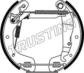 Trusting 6231 - Bremžu loku komplekts ps1.lv