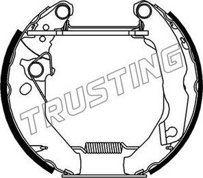 Trusting 6227 - Bremžu loku komplekts ps1.lv