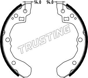 Trusting 049.151 - Bremžu loku komplekts ps1.lv