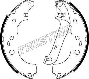 Trusting 040.155 - Bremžu loku komplekts ps1.lv