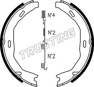 Trusting 052.132K - Bremžu loku kompl., Stāvbremze ps1.lv