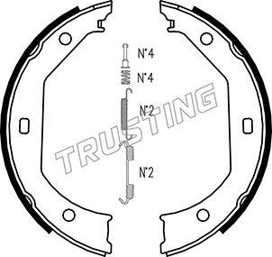 Trusting 019.027K - Bremžu loku kompl., Stāvbremze ps1.lv