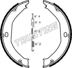 Trusting 088.235K - Bremžu loku kompl., Stāvbremze ps1.lv