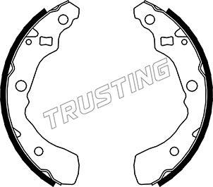 Trusting 026.349 - Bremžu loku komplekts ps1.lv