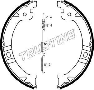 Trusting 023.002K - Bremžu loku kompl., Stāvbremze ps1.lv