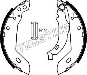 Trusting 079.185 - Bremžu loku komplekts ps1.lv