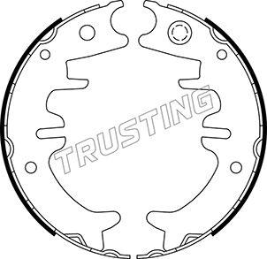 Trusting 115.330 - Bremžu loku kompl., Stāvbremze ps1.lv