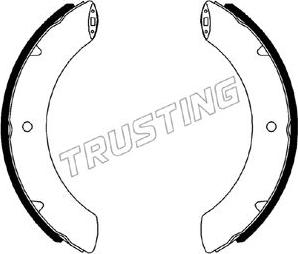 Trusting 115.337 - Bremžu loku komplekts ps1.lv