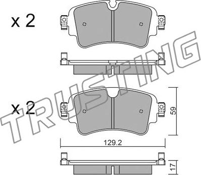 Sangsin Brake SP4112 - Bremžu uzliku kompl., Disku bremzes ps1.lv