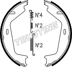 Trusting 127.273K - Bremžu loku kompl., Stāvbremze ps1.lv