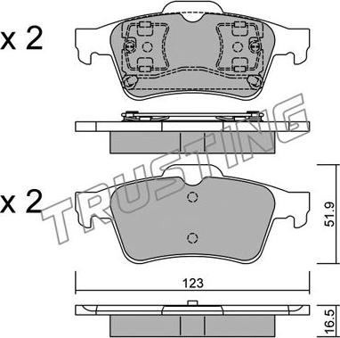 Japanparts JPP-0017 - Bremžu uzliku kompl., Disku bremzes ps1.lv