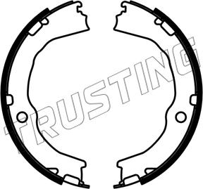 Trusting 253.685 - Bremžu loku kompl., Stāvbremze ps1.lv