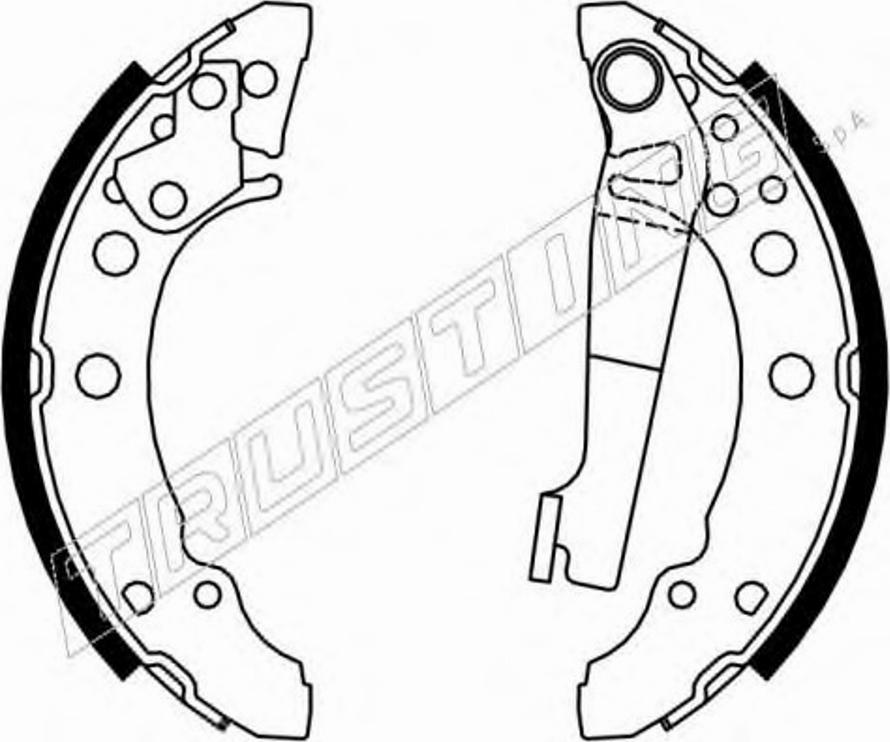 Trusting 7001 - Bremžu loku komplekts ps1.lv