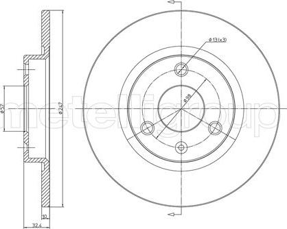 Brake Engineering DI955232 - Bremžu diski ps1.lv