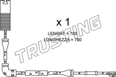 Trusting SU.153 - Indikators, Bremžu uzliku nodilums ps1.lv