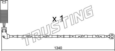 Trusting SU.113 - Indikators, Bremžu uzliku nodilums ps1.lv