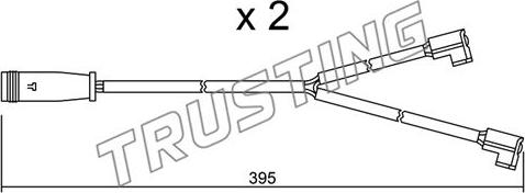 Trusting SU.174K - Indikators, Bremžu uzliku nodilums ps1.lv