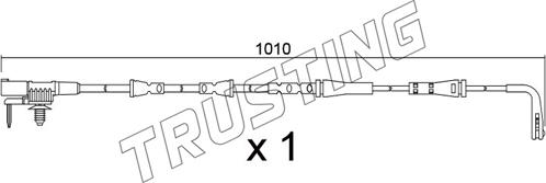 Trusting SU.397 - Indikators, Bremžu uzliku nodilums ps1.lv