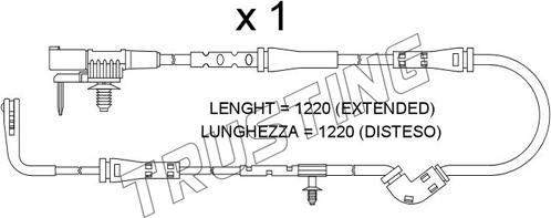 Trusting SU.386 - Indikators, Bremžu uzliku nodilums ps1.lv