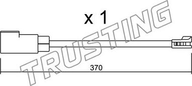 Trusting SU.339 - Indikators, Bremžu uzliku nodilums ps1.lv