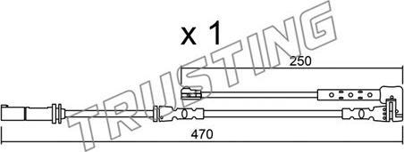 Trusting SU.338 - Indikators, Bremžu uzliku nodilums ps1.lv