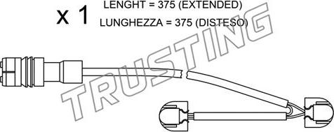 Trusting SU.267 - Indikators, Bremžu uzliku nodilums ps1.lv