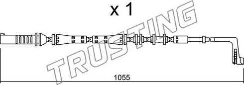 Trusting SU.283 - Indikators, Bremžu uzliku nodilums ps1.lv