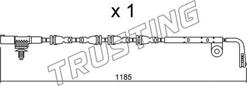 Trusting SU.229 - Indikators, Bremžu uzliku nodilums ps1.lv