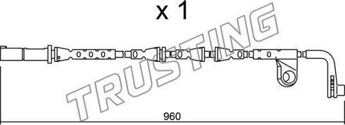 Trusting SU.220 - Indikators, Bremžu uzliku nodilums ps1.lv