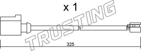 Trusting SU.271 - Indikators, Bremžu uzliku nodilums ps1.lv