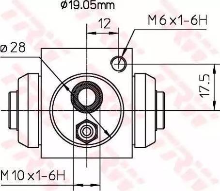 Metelli 101298 - Riteņa bremžu cilindrs ps1.lv