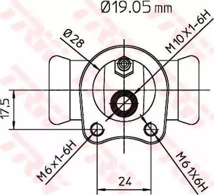 Metelli 101298 - Riteņa bremžu cilindrs ps1.lv