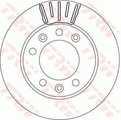 TRW DF4242 - Bremžu diski ps1.lv