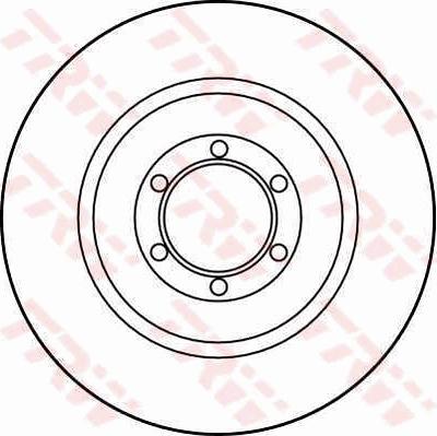 TRW DF1715 - Bremžu diski ps1.lv