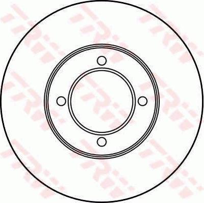 TRW DF2691 - Bremžu diski ps1.lv
