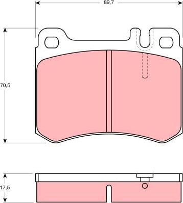 BENDIX 571479 - Bremžu uzliku kompl., Disku bremzes ps1.lv