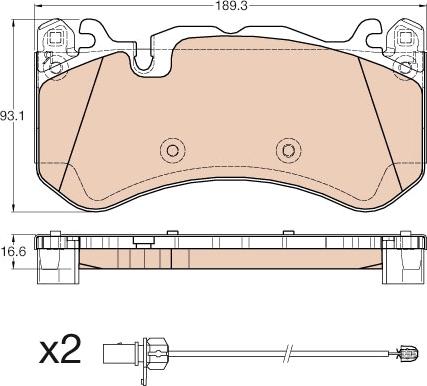 AUDI 4G0 698 151 AE - Bremžu uzliku kompl., Disku bremzes ps1.lv