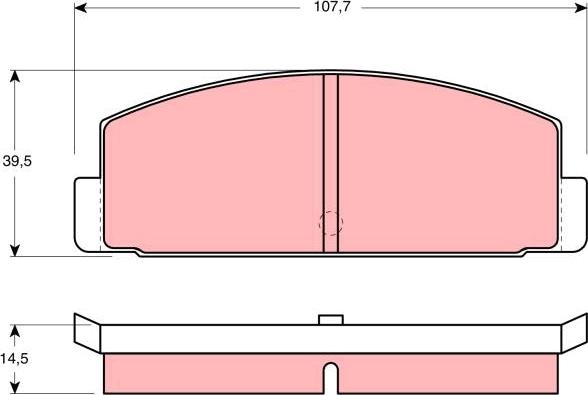 BENDIX 572203 - Bremžu uzliku kompl., Disku bremzes ps1.lv