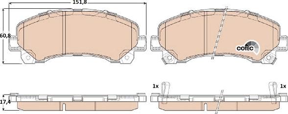 TRW GDB3545 - Bremžu uzliku kompl., Disku bremzes ps1.lv