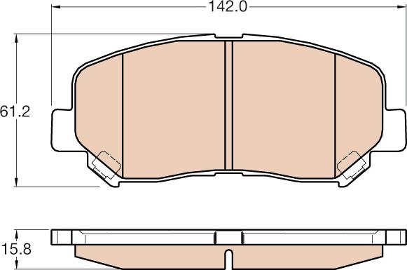 TRW GDB3562 - Bremžu uzliku kompl., Disku bremzes ps1.lv