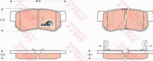 Alpha Brakes HKT-HY-508 - Bremžu uzliku kompl., Disku bremzes ps1.lv