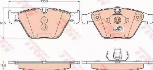 Alpha Brakes HKP-BM-014 - Bremžu uzliku kompl., Disku bremzes ps1.lv