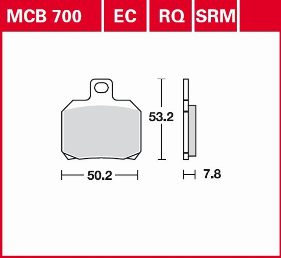 TRW MCB700 - Bremžu uzliku kompl., Disku bremzes ps1.lv