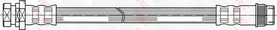 TRW PHA434 - Bremžu šļūtene ps1.lv