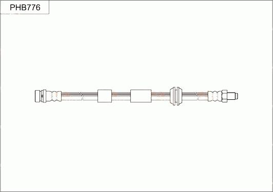 TRW PHB776 - Bremžu šļūtene ps1.lv
