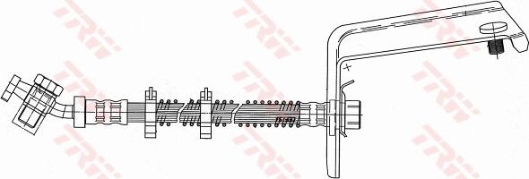 TRW PHD963 - Bremžu šļūtene ps1.lv