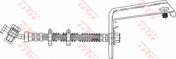TRW PHD963 - Bremžu šļūtene ps1.lv